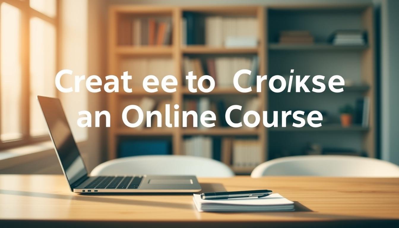 how to create your first online course